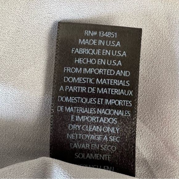 Wayf Eloise Floral Wrap Dress Clip Dot Ruffle Long Sheer Sleeve Tulip Hem Sz S - Picture 14 of 14